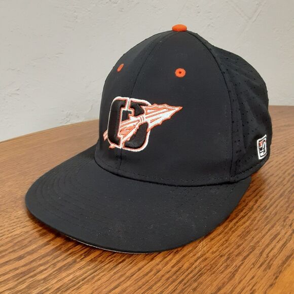 Osceola Warriors Hat The Game Pro Adult Small Black Orange White Cap - Picture 1 of 7